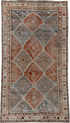 Antique Shiraz Area Rug (4' x 9')